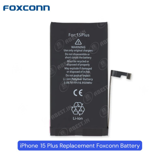 Foxconn Replacement Battery for iPhone 15 Plus - High Performance